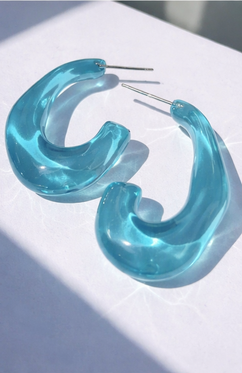 blue glass earrings blue glass earrings